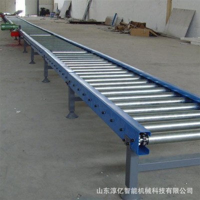 貨運(yùn)物流卸貨神器不銹鋼輥筒運(yùn)輸機(jī)流水線 無動力滾筒輸送機(jī)