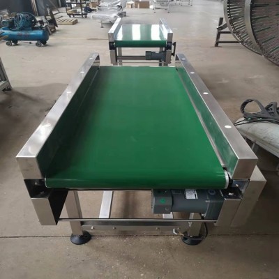 食品皮帶過(guò)渡輸送線 皮帶輸送設(shè)備 電商物流快遞輸送線 斜面接駁