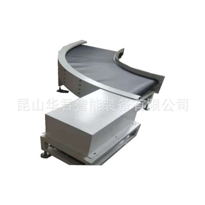 轉(zhuǎn)彎皮帶輸送設(shè)備 非標(biāo)食品輸送機(jī)械 膠帶輸送機(jī) 紙袋編織袋整形