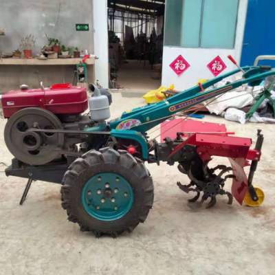 家用小型手扶拖拉機(jī) 大棚果園柴油微耕機(jī) 自走式開(kāi)溝犁地機(jī)