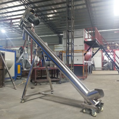 定做各長度159型提升機(jī)輸送機(jī)設(shè)備 豬飼料雞飼料上料 絞龍上料機(jī)