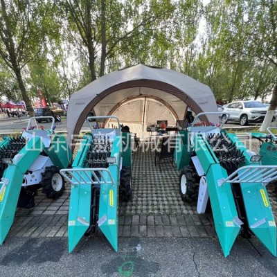 大馬力柴油苞米收獲機(jī) 掰玉米棒子機(jī)器 手推式玉米收獲機(jī)