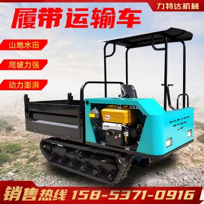 爬山虎運(yùn)輸車 山地爬坡翻斗自卸車 小型農(nóng)用果園四不像履帶運(yùn)輸車