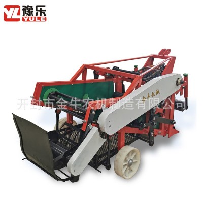 90型花生收獲機(jī) 卷鏈振動篩式收花生機(jī) 拖拉機(jī)帶動式花生收獲機(jī)