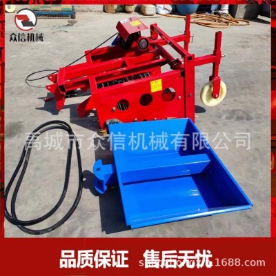 大蒜收獲機(jī)小型手扶拖拉機(jī)帶新款大蒜 藥材收獲機(jī)