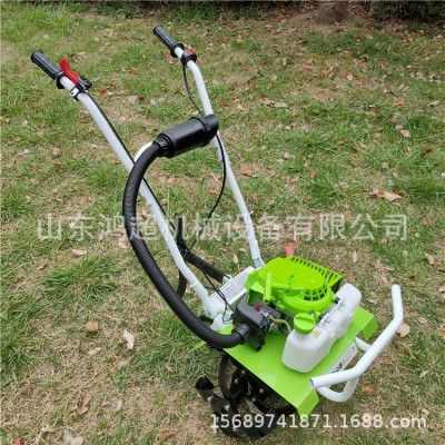 小型微型松土旋耕機(jī) 手推式柴油汽油旋耕機(jī) 多功能犁地翻土機(jī)