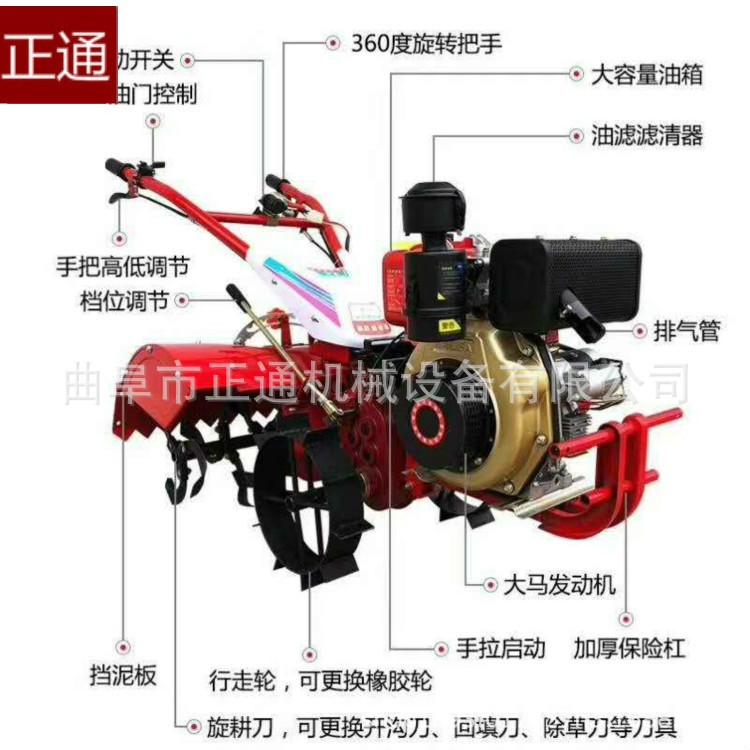 連云港小型培土扶壟微耕機(jī) 電啟動(dòng)新型田園管理機(jī)生產(chǎn)廠家