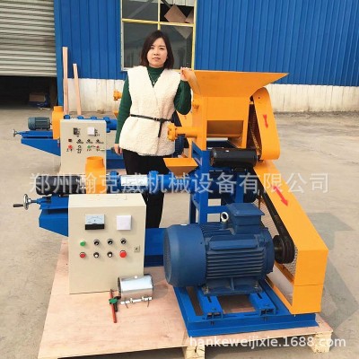 魚飼料膨化機(jī) 五谷雜糧玉米膨化機(jī) 小型飼料顆粒機(jī)