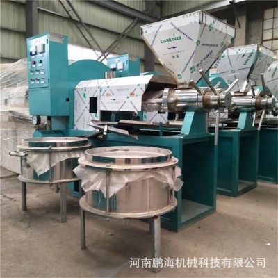 125型全自動(dòng)榨油機(jī) 油坊大型商用多功能榨油機(jī) 冷熱兩用油脂設(shè)備