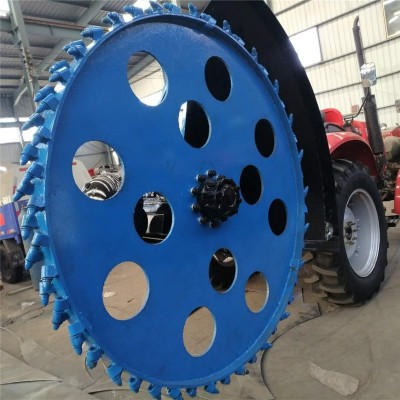 圓盤開(kāi)溝機(jī) 果園山藥大蔥種植用挖溝設(shè)備 多功能工程施工開(kāi)溝機(jī)