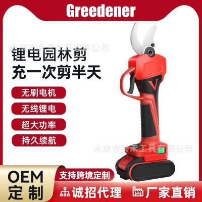 園林樹枝剪電動(dòng)剪刀充電修枝剪果樹剪粗枝剪電剪刀鋰電剪刀剪枝刀