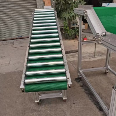 無(wú)動(dòng)力滾筒輸送線自動(dòng)化流水線貨卸神器不銹鋼滾輪傳送帶搬運(yùn)設(shè)備