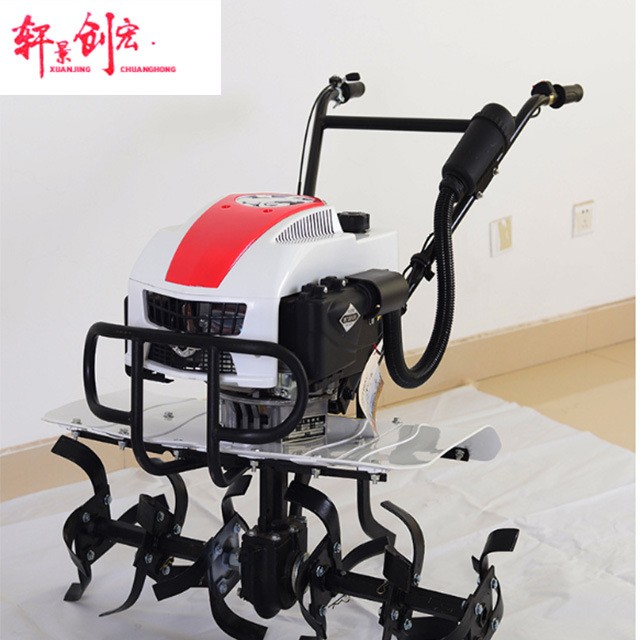 果園除草機 汽油機小型多功能旋耕機 起壟機田園管理機松土機