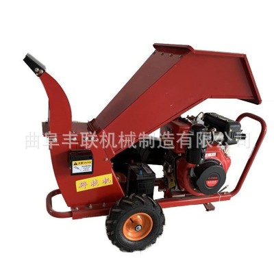 桃枝秸稈粉碎機(jī) 臥式樹(shù)枝打碎機(jī) 手推式省力的果枝碎枝機(jī)