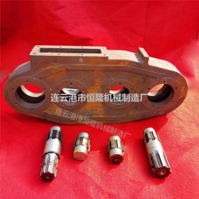 農(nóng)機(jī)配件 旋耕機(jī)配件 變速箱 齒輪箱 箱體外殼 總成 四孔側(cè)邊箱