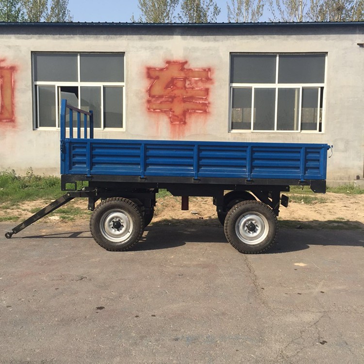 遠(yuǎn)豐液壓后翻自卸農(nóng)用交通運輸工具拖車 四輪牽引式農(nóng)用拖車