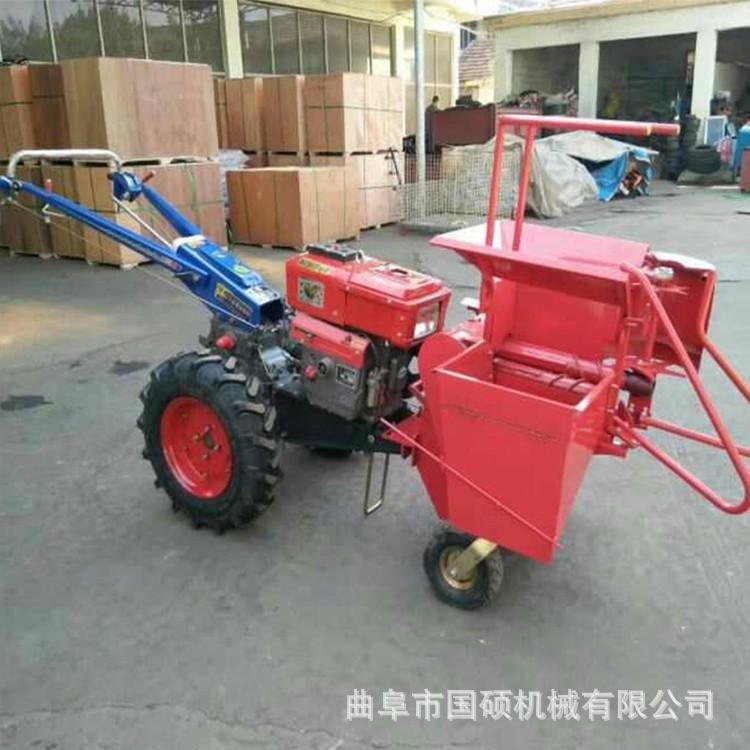 玉米收獲粉碎機(jī) 柴油單行玉米收獲機(jī) 直聯(lián)電啟動玉米收獲還田機(jī)