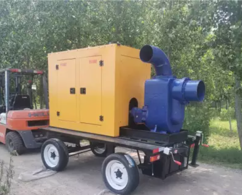 防汛抗旱移動(dòng)式泵車 高揚(yáng)程拖車款噴灌泵 農(nóng)田灌溉河道排水大流量抽水機(jī)
