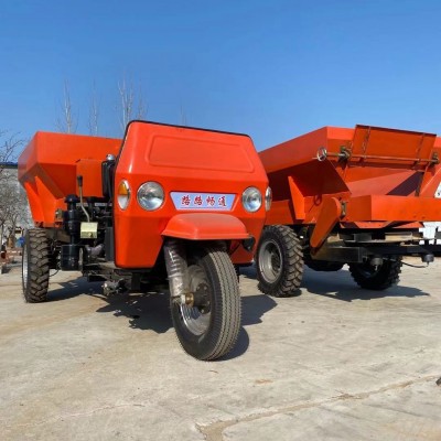 新疆拖拉機(jī)帶動(dòng)撒肥機(jī) 顆?；蕭仦C(jī) 干濕牛羊糞撒糞車廠家