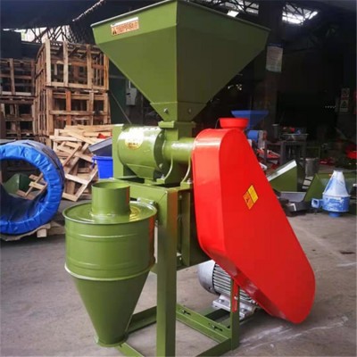 稻谷加工帶風(fēng)機碾米機 谷子脫殼加工設(shè)備 雙風(fēng)道稻谷碾米機