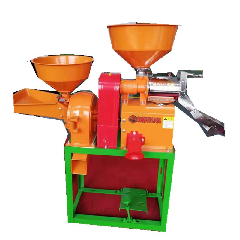 小型家用組合碾米機(jī)40打米機(jī)21粉碎機(jī)精米機(jī)大米水稻谷去皮脫殼機(jī)