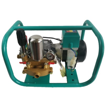 48V/60V農(nóng)用三缸柱塞泵園林高壓電動三輪車專用打藥泵遙控噴霧機