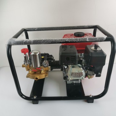 農(nóng)用直聯(lián)柱塞泵園林果樹打藥機殺蟲施肥直連電啟動汽油噴霧器