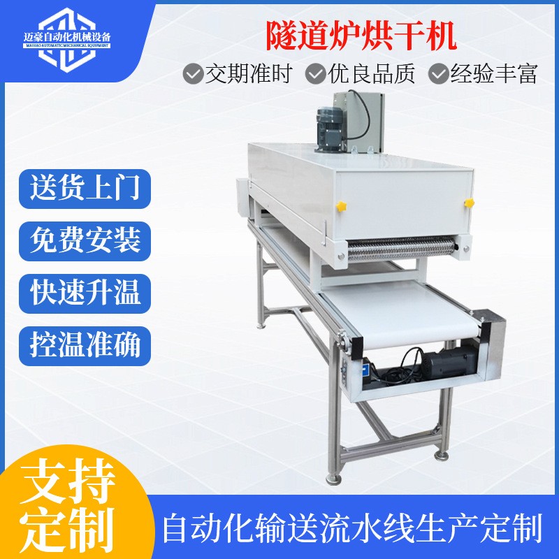 自動(dòng)高溫隧道爐固化線 噴油噴粉隧道爐烘干機(jī) 皮帶式高溫烘干線