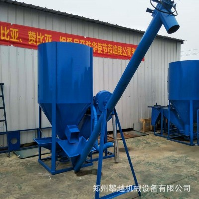 1000公斤飼料攪拌粉碎一體機(jī) 養(yǎng)殖飼料粉碎機(jī) 大型飼料儲(chǔ)存攪拌罐