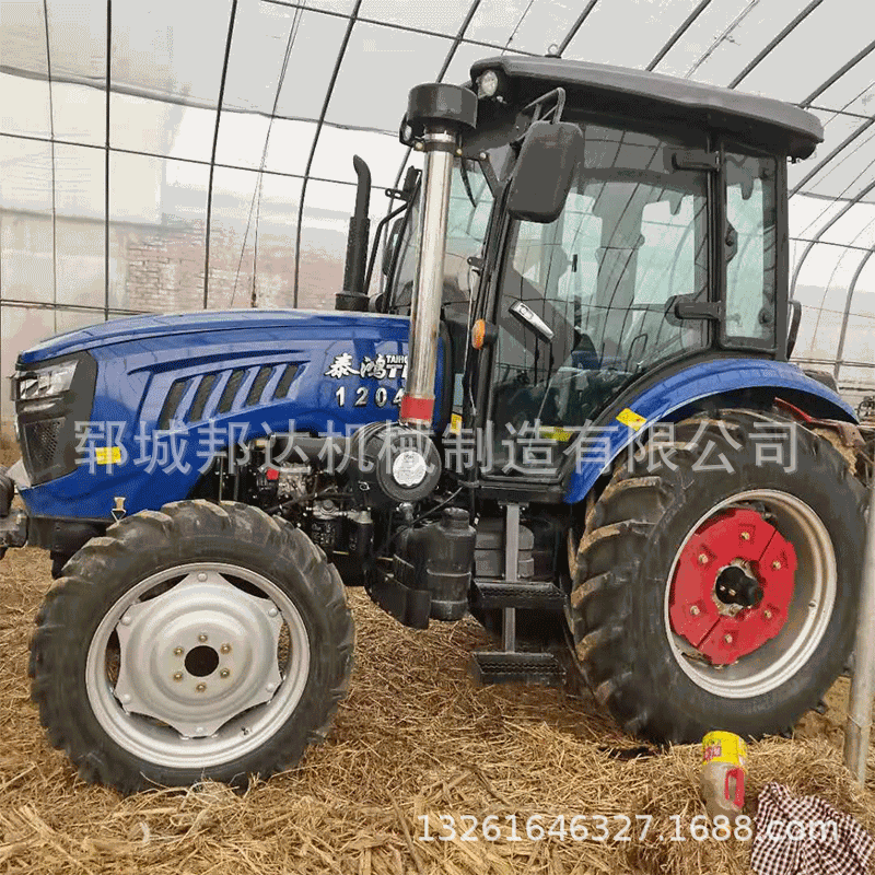 農(nóng)用收割機(jī)小型四輪犁田拖拉機(jī)果園秸稈還田機(jī)扎草收割四輪拖拉機(jī)