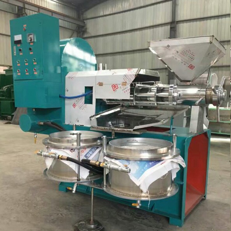 全自動(dòng)螺旋榨油機(jī)多少錢(qián) 菜籽花生芝麻大豆榨油機(jī)生產(chǎn)線