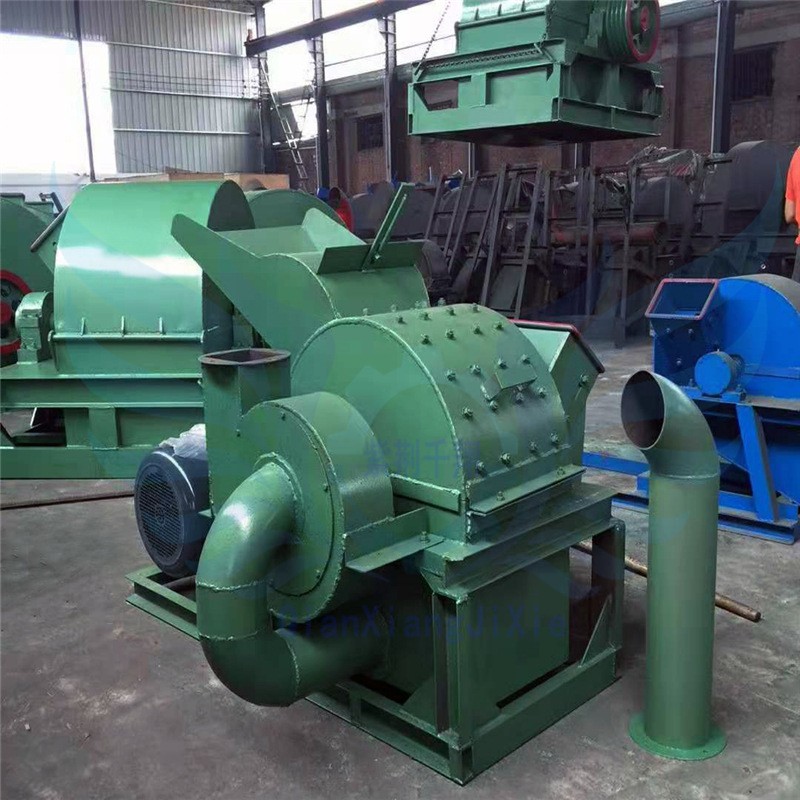 小型綜合多功能廢菇木材破碎機(jī) 半濕物料臥式移動樹棍打粉機(jī)超細(xì)