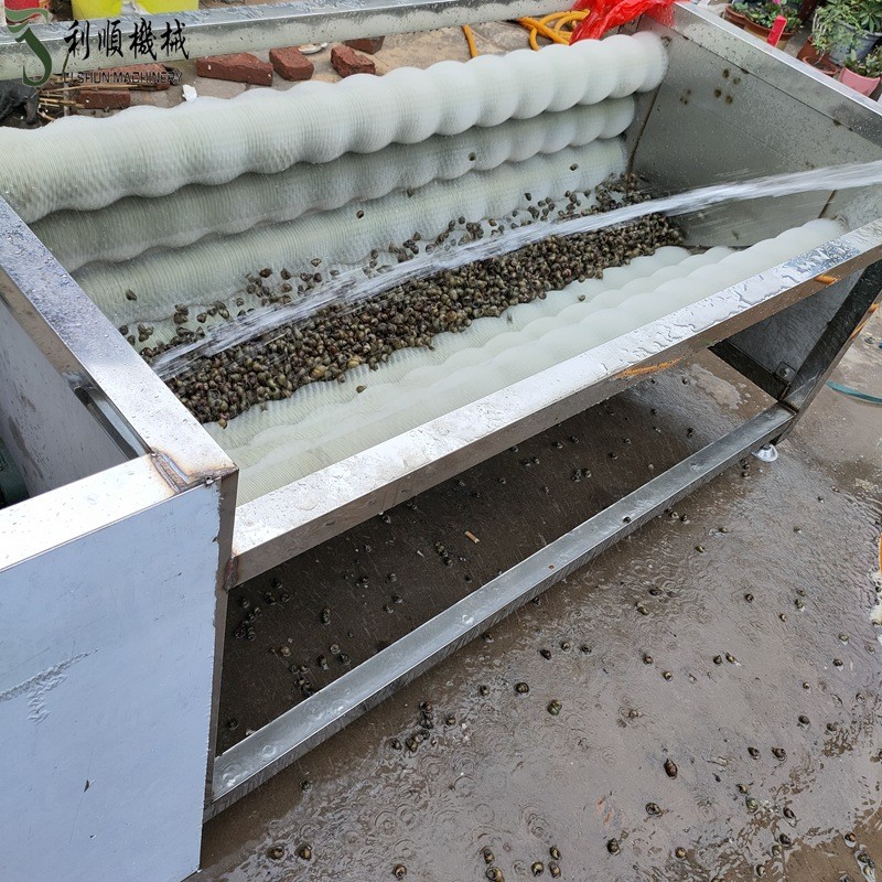 新 全自動清洗機 洗花生毛輥機器 不銹鋼栗子毛輥清洗機型號全