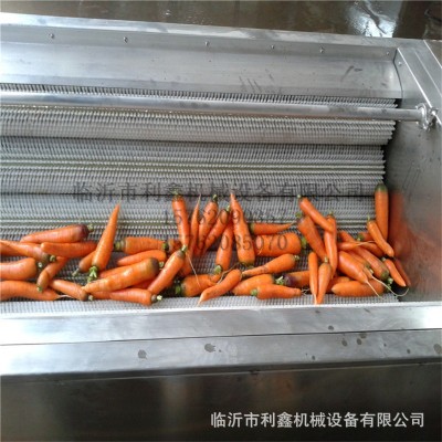 供應(yīng)毛刷式毛輥清洗機 牛羊頭蹄清洗設(shè)備 蔬菜瓜果中藥材清洗利鑫