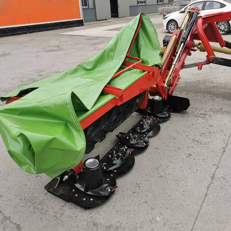 加工定制壓扁機(jī)拖拉機(jī)苜蓿艾草牧草收割機(jī) 后置懸掛圓盤割草壓扁