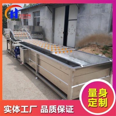 供應(yīng)鼓泡式清洗設(shè)備 蒜米漂皮清洗機(jī) 全自動(dòng)桃子噴淋式清洗機(jī)