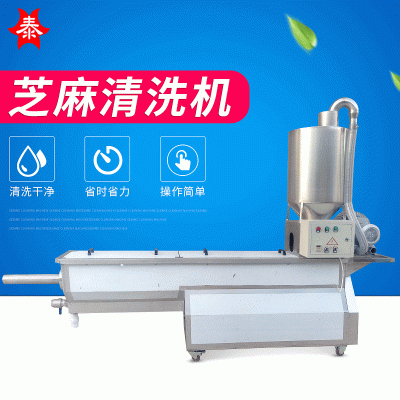 大型芝麻清洗機(jī) 全自動(dòng)水洗芝麻機(jī) 不銹鋼芝麻沙土分離機(jī)