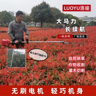 無(wú)刷電動(dòng)割草機(jī)多功能手持鋰電充電打鋤草大功率小型可調(diào)速除草機(jī)