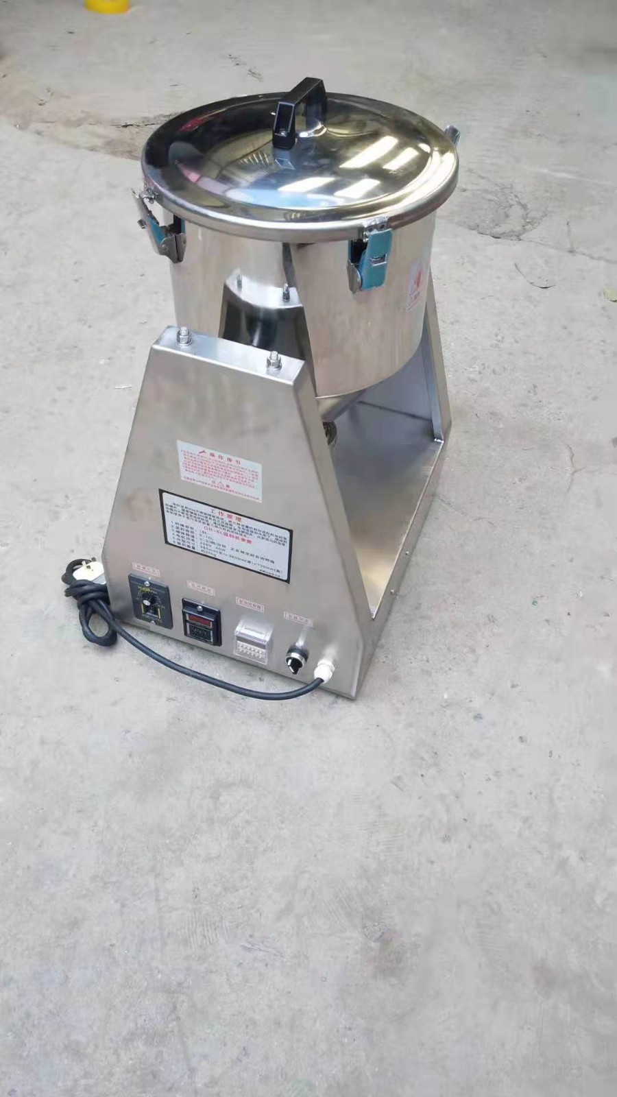 小型商用干粉飼料攪拌機不銹鋼腰鼓式顆粒粉末調(diào)料混合混料拌料機