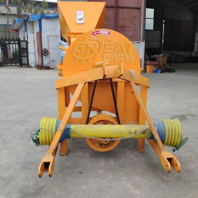 拖拉機(jī)帶木削機(jī) 拖拉機(jī)后驅(qū)傳動(dòng)木材粉碎機(jī)