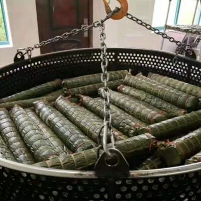 供應(yīng)立式吊籠出料高壓粽子蒸煮鍋全自動(dòng)嘉興粽子流水線加工設(shè)備