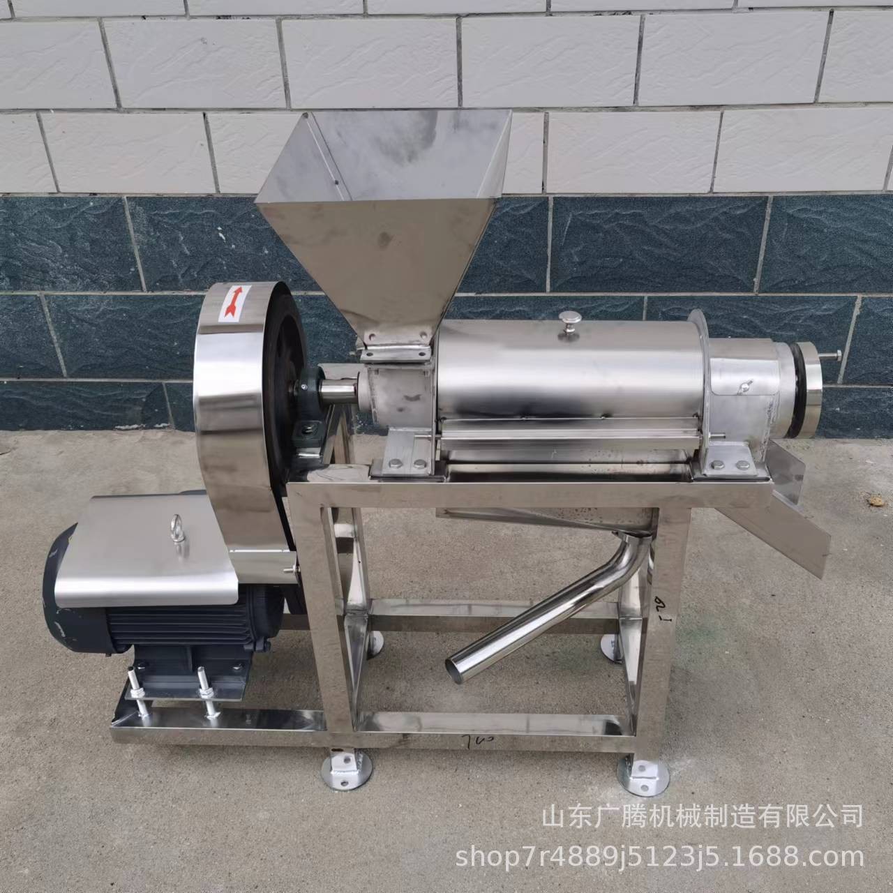 大型去籽榨汁機(jī) 椰肉汁紅柚汁商用水果榨汁機(jī)械 電動渣汁分離機(jī)