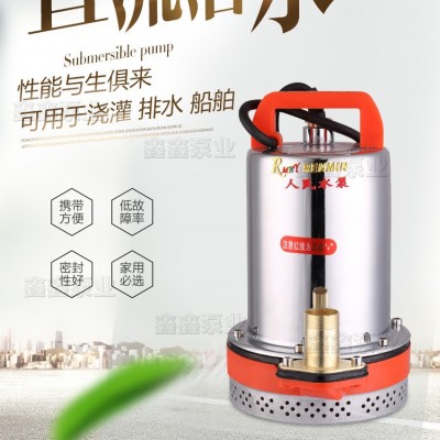 家用12V24V48V60V72伏直流潛水泵農(nóng)用電瓶抽水機高揚程電動車水泵