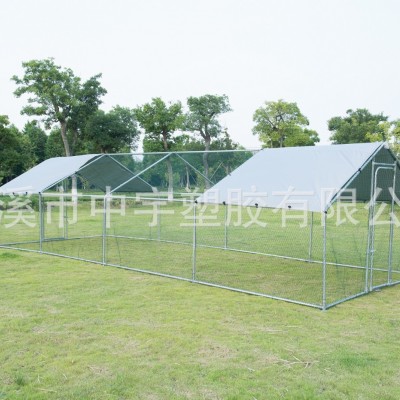 戶外大型鍍鋅管寵物雞籠狗籠兔籠易組裝 牢固 遮陽(yáng)防雨 寵物籠子