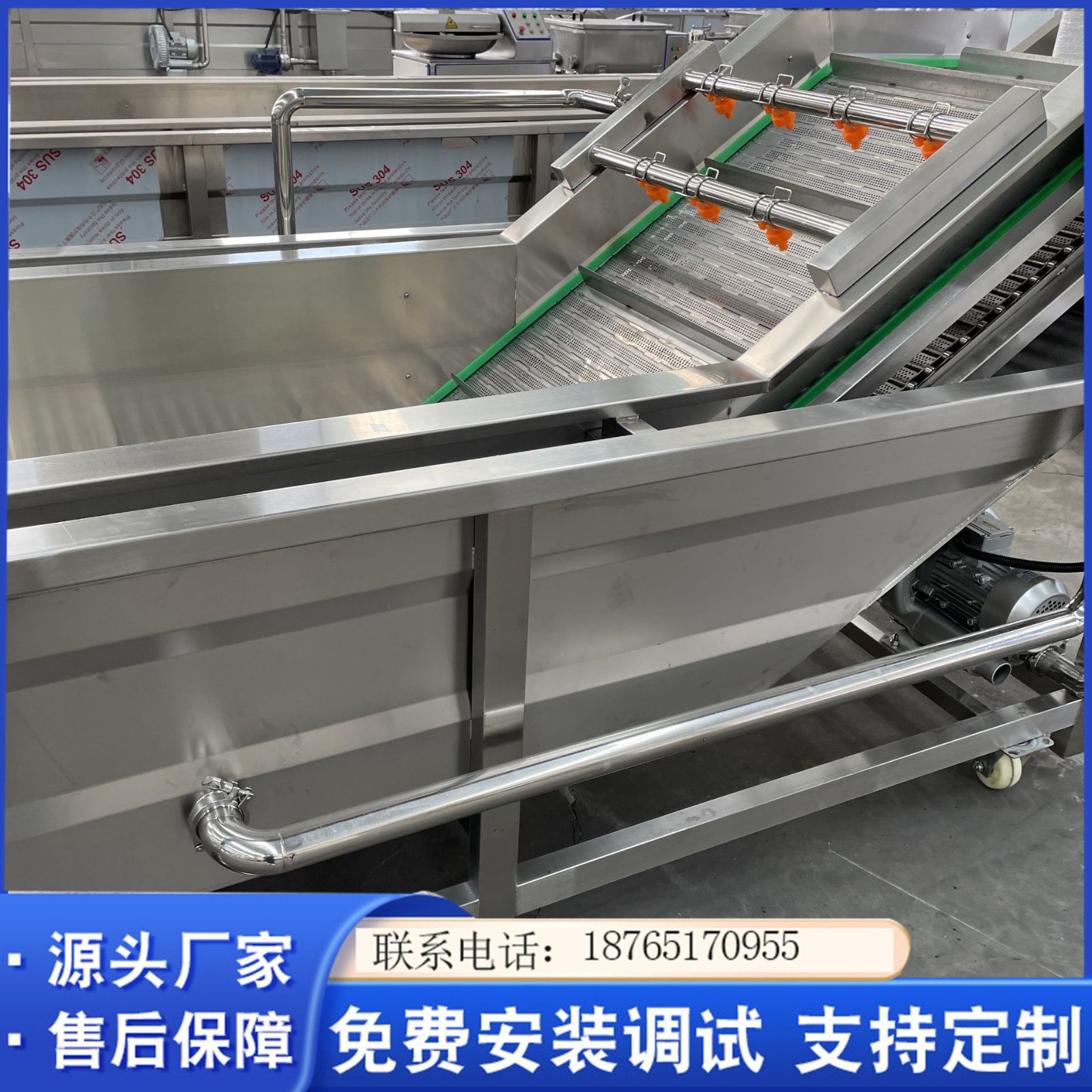 全自動(dòng)化蕓豆清洗設(shè)備 蒸汽蘆筍氣泡清洗設(shè)備 凈菜果蔬清洗機(jī)