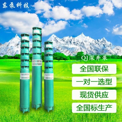 山東東泵 工廠現(xiàn)貨潛水農(nóng)用電泵 QJ多級(jí)潛水深井泵 農(nóng)田灌溉電泵