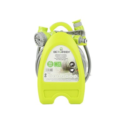 訂貨10米長水槍套裝 多噴頭功能洗車高壓水槍 迷你便攜簡易水管車