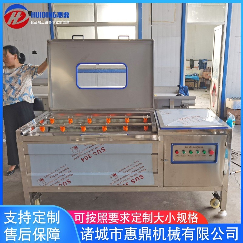 洋芋去皮毛輥清洗機(jī) 桔梗黃芪脫皮清洗設(shè)備 毛刷清洗機(jī)設(shè)備