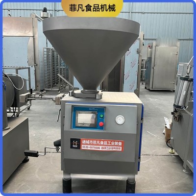 香腸灌腸機 立式不銹鋼自助烤烤腸絞肉定量扭結(jié)小型真空灌腸機