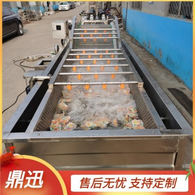 翻轉(zhuǎn)式風干機 網(wǎng)帶輸送式軟包裝袋清洗吹干設備 鼎迅機械